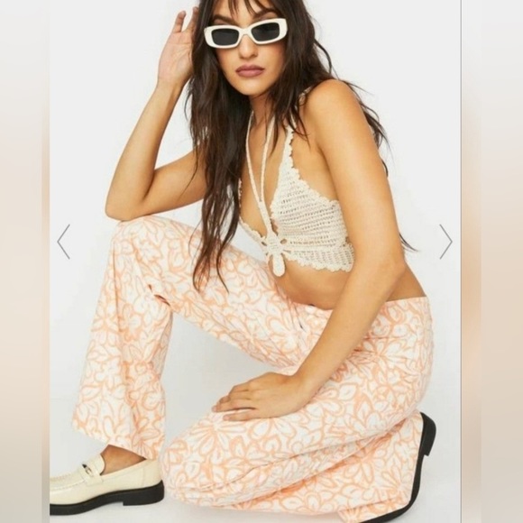 Free People Love So Right Wide Leg Pants Size 0 - Picture 4 of 8